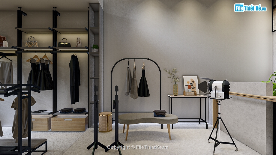 file sketchup shop thời trang,sketchup shop quần áo,model su shop quần áo,Model Shop thời trang,Sketchup shop quần áo